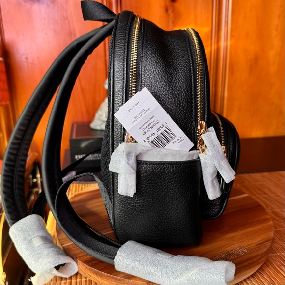 NWT Genuine Coach Mini Court Backpack in Black Authentic Pebbled Leather C8603 - Picture 8 of 8